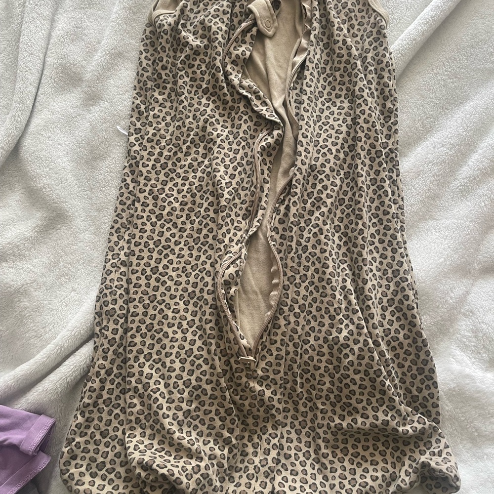 Hudson Baby Leopard Print sleep sack
